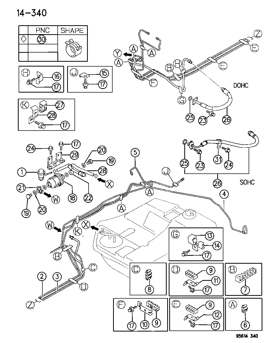 1996 Dodge Avenger Engine Diagram