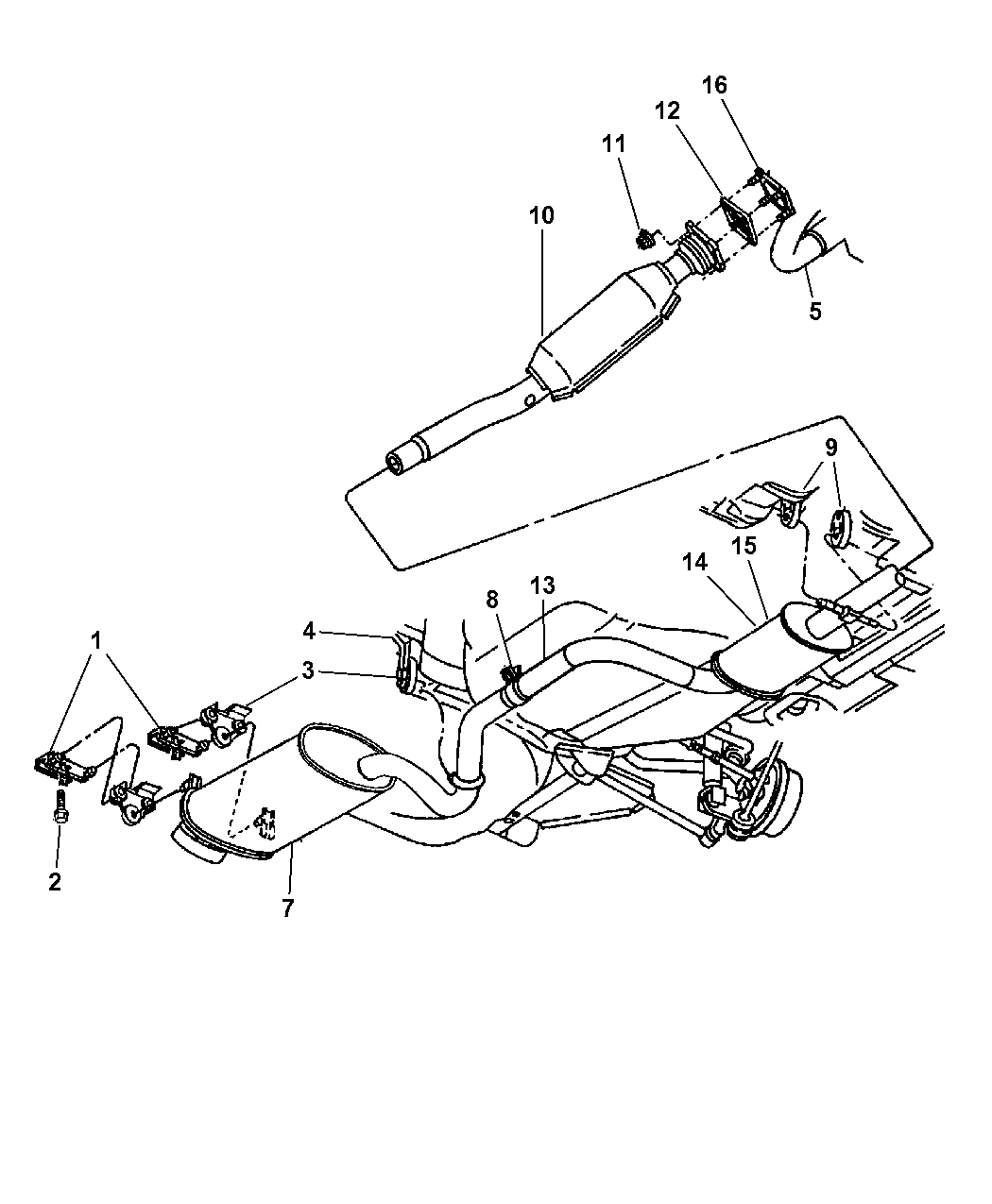 2000 Dodge Stratu Belt Diagram