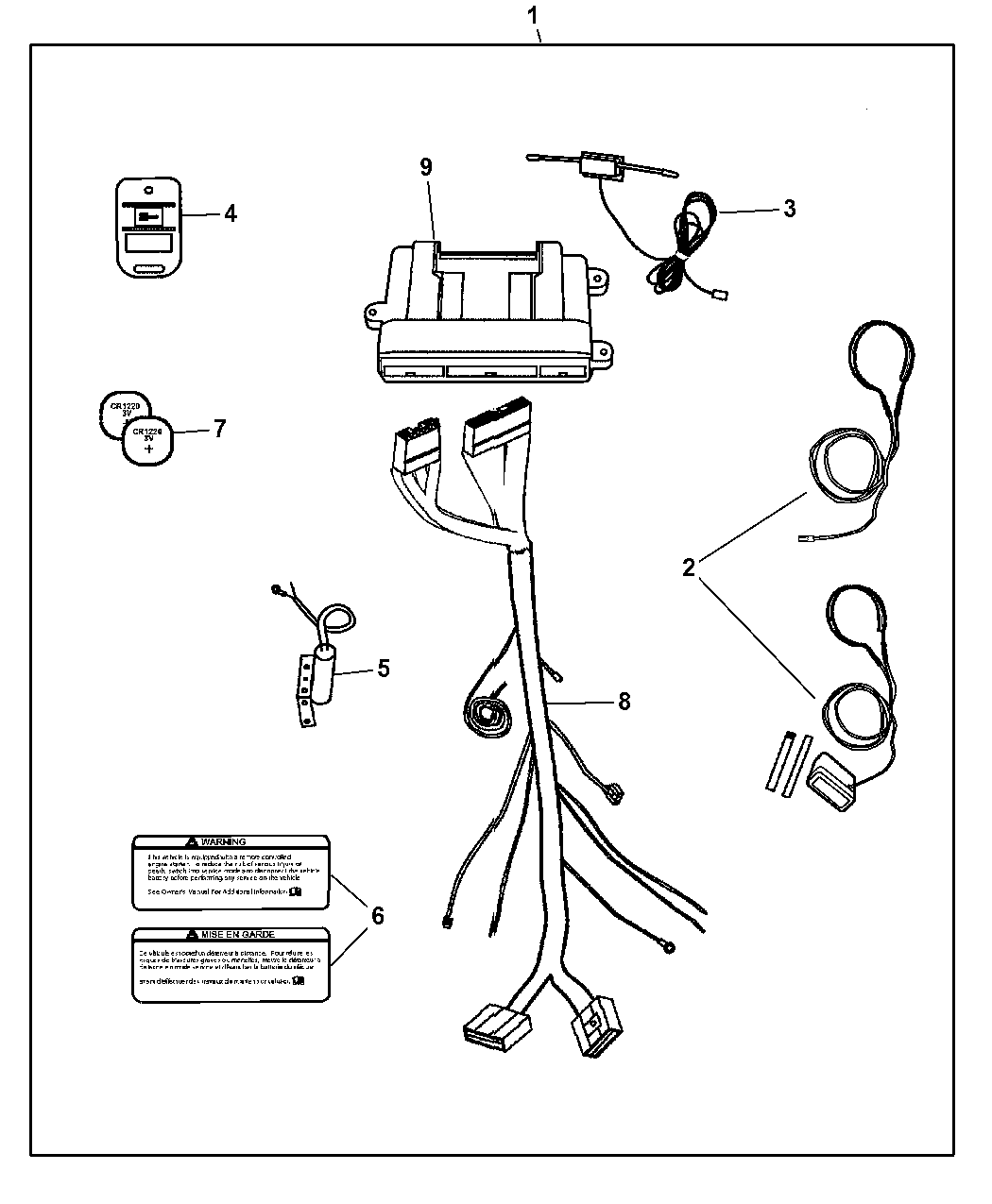 2005 Jeep Liberty Remote Start - Installation Kit