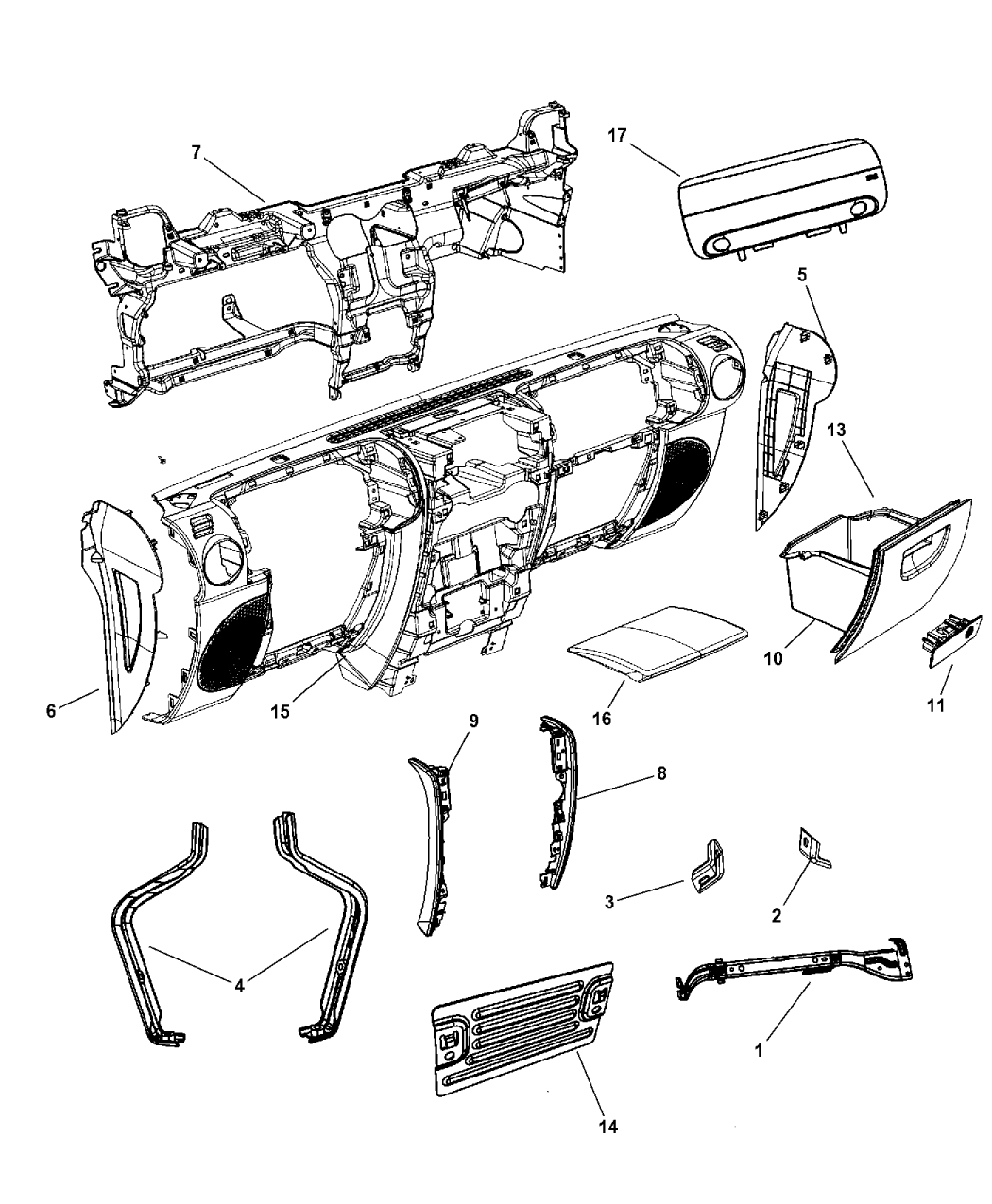 Jeep Wrangler Jk Interior Parts Diagram Matttroy