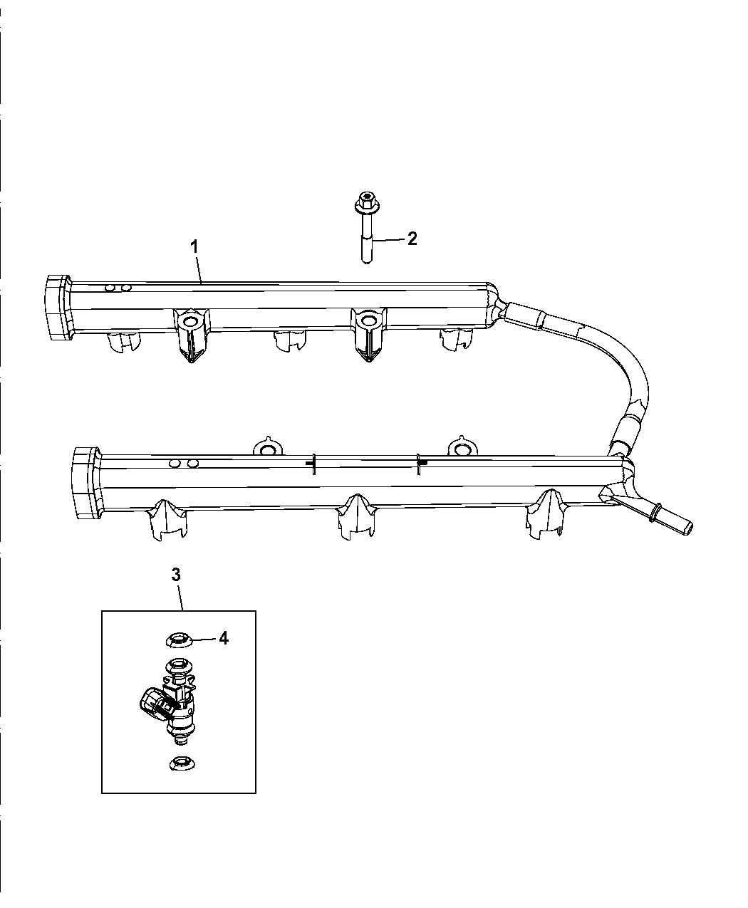 5184085AD - Genuine Mopar INJECTOR-FUEL