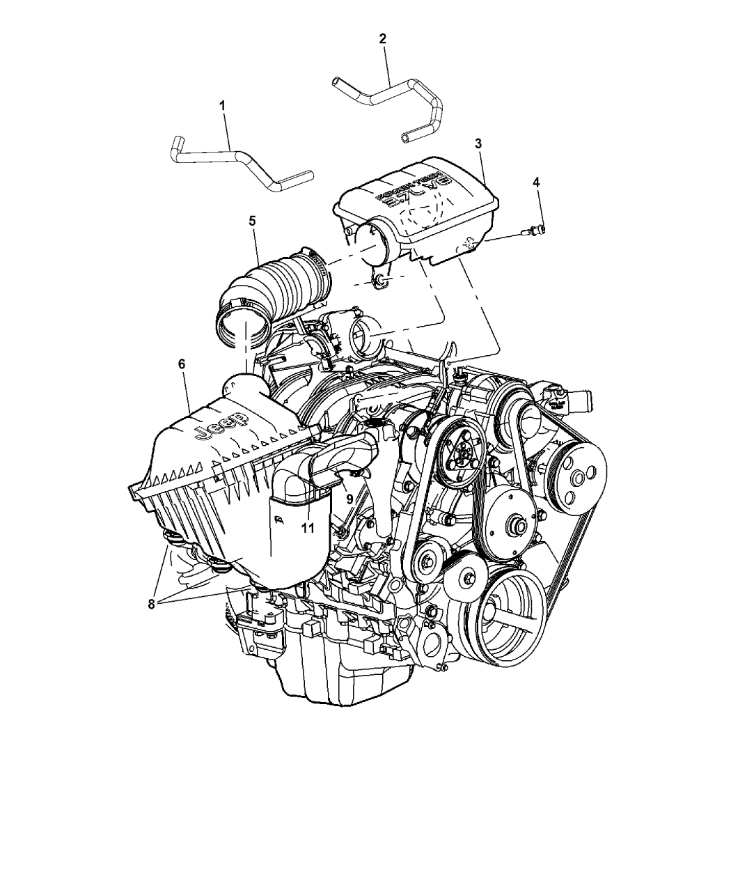 2003 jeep liberty engine diagram