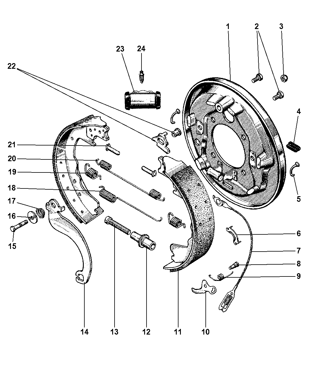 5010007AA - Genuine Dodge LEVER-PARKING BRAKE