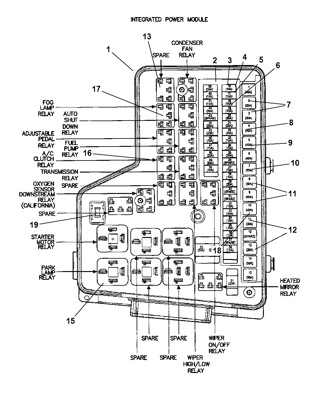 4692319AF - Genuine Mopar MODULE-TOTALLY INTEGRATED POWER