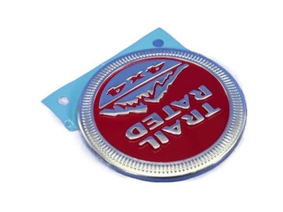 Authentic Mopar Emblem Trail Rated Red - 68214753AA