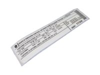 Mopar 68081111AA Label-VECI Label