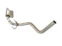 Mopar 5147555AB Exhaust Resonator And Tailpipe Mopar 5147555AB Exhaust Resonator And Tailpipe