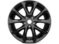 Mopar 6GA73DX8AA Black Painted Aluminum Wheel