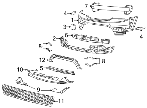 68225705AA - Genuine Mopar ABSORBER-Front Energy