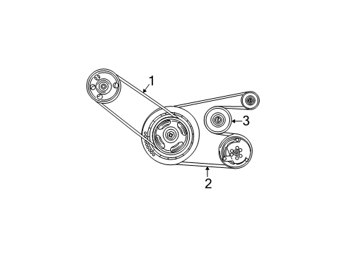 5083726AB - Genuine Mopar PULLEYPKG-IDLER