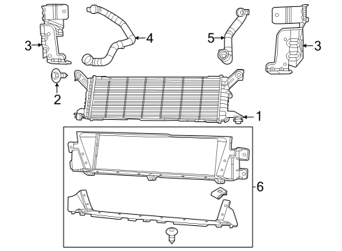 Mopar 68525280AB HOSE-CHARGE AIR COOLER TO T/BODY