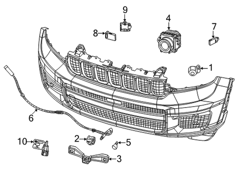 Mopar 68526629AC FRONT END MODULE