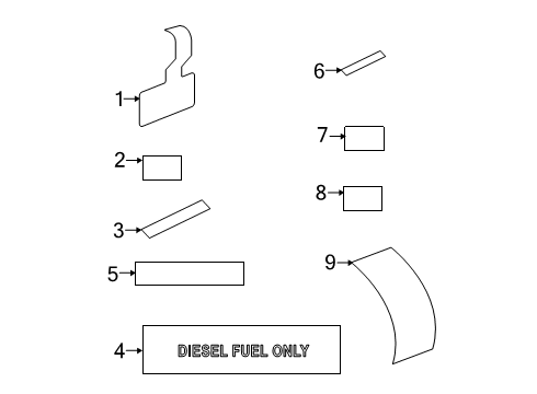 Mopar 68470449AA LABEL-VEHICLE EMISSION CONTROL IN