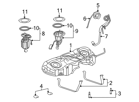 Mopar 4581410AE Pkg Part-Fuel PUMP/LEVEL Unit