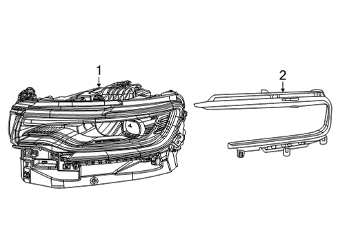 Mopar 68598981AA LIGHTING CONTROL