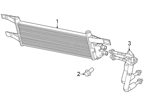 Mopar 68618666AA OIL COOLER PRESSURE AND RET