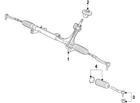 Mopar 68603388AA STEERING GEAR