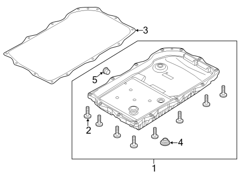 Mopar 68582382AA OIL PAN