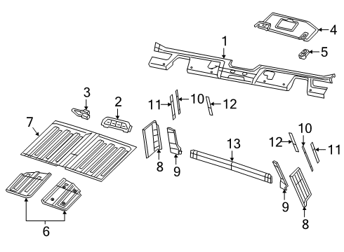 Mopar 7HG01TX7AA CAP-TRIM PANEL