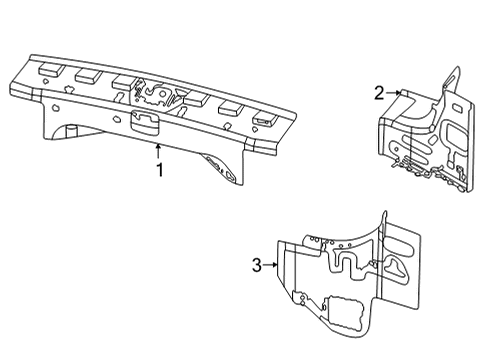 Mopar 68458680AA PANEL-REAR CLOSURE