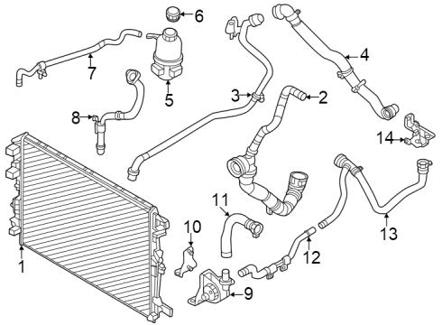 Mopar 68411376AA Charge Air Cooler