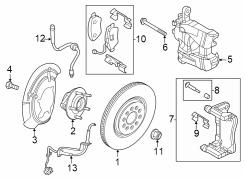 Mopar 68606923AA LINE-BRAKE