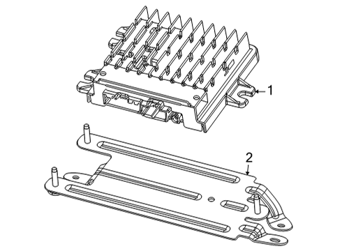 Mopar 68608463AB MODULE-CENTRAL ADAS DECISION