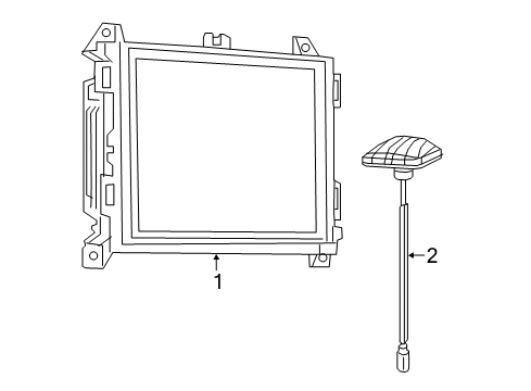 Mopar 68472589AL RADIO-MULTI MEDIA