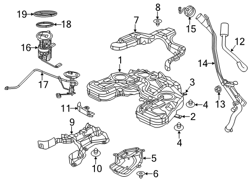 Mopar 68492488AB FUEL SUPPLY