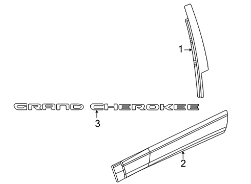 Mopar 68542532AA Clip-W Type