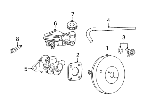 2017 Jeep Compass BRAKE Diagram for 68347156AE