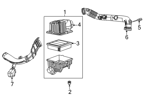 2022 Jeep Compass Air Intake Diagram