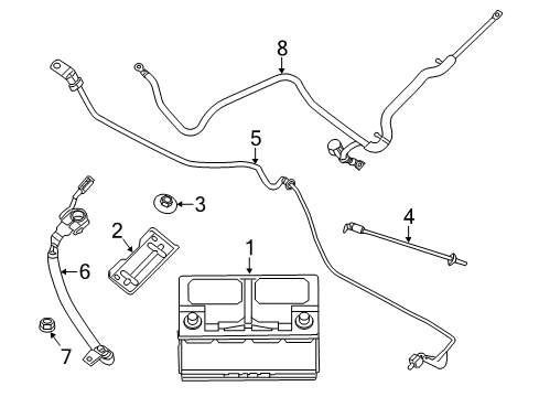 2022 Jeep Grand Cherokee WK Battery Diagram