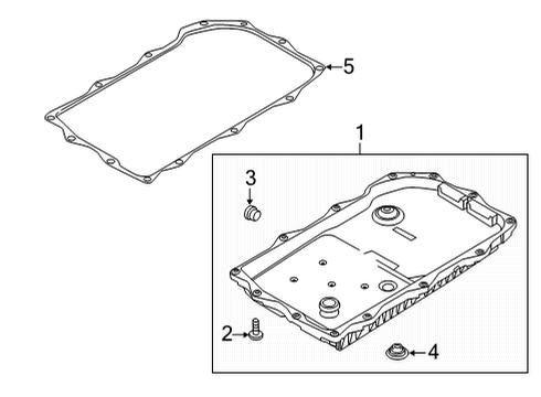 2022 Ram 1500 Transmission Components Diagram 1