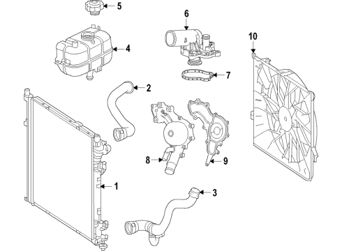 2021 Jeep Grand Cherokee L Housing Diagram for 68433104AC