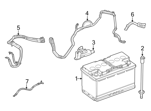 2022 Jeep Grand Cherokee BATTERY NEGATIVE Diagram for 68467854AA