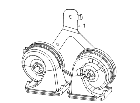 2024 Jeep Grand Wagoneer L Horn Diagram