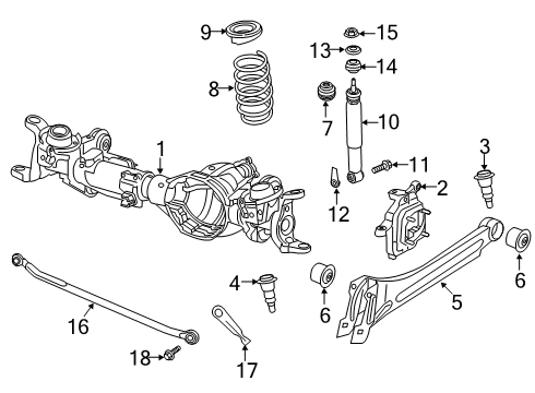 2022 Ram 2500 Shocks & Suspension Components - Front Diagram 2