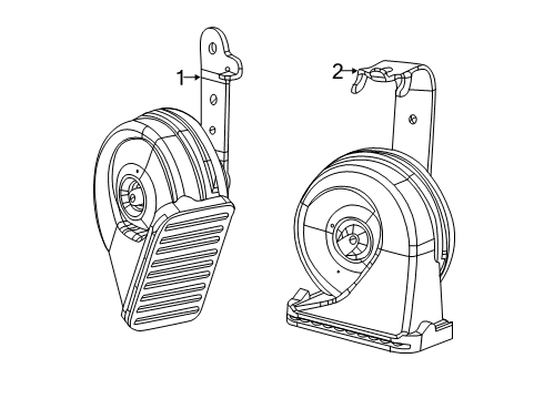 2022 Jeep Cherokee Horn Diagram