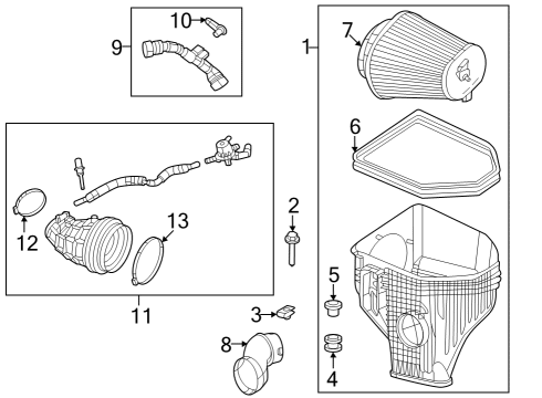 2023 Dodge Charger Air Intake Diagram 1