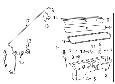 2022 Ram 1500 Classic Front Door Diagram 3