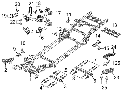 2022 Ram 1500 Frame & Components Diagram 6