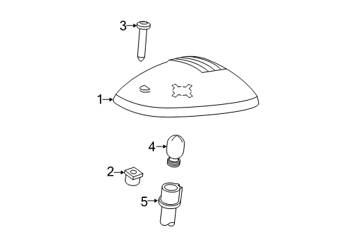 2022 Ram 2500 Roof Lamps Diagram 3