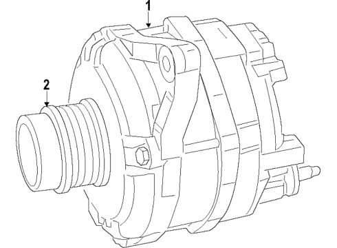 2022 Jeep Renegade Alternator Diagram 1