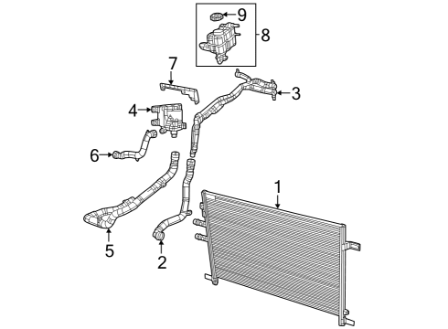 2023 Dodge Durango COOLANT Diagram for 68470261AA