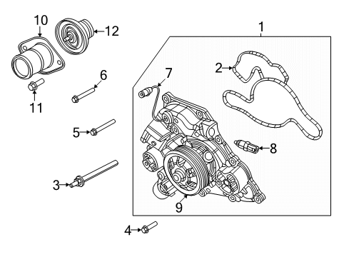 2022 Dodge Durango Water Pump Diagram 3