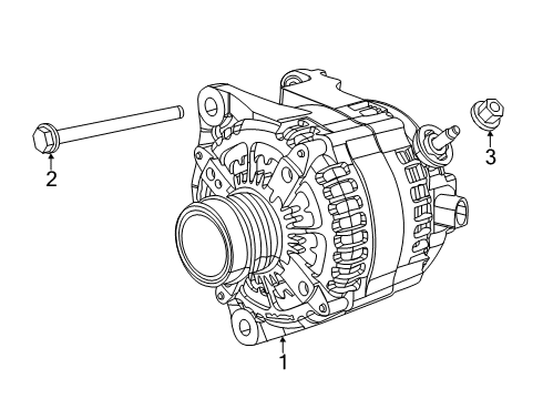 2023 Jeep Cherokee Alternator Diagram 1