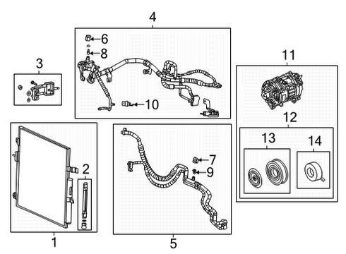 2023 Jeep Grand Wagoneer L Air Conditioner Diagram 1