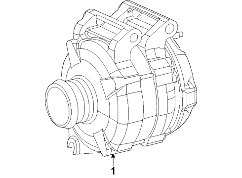 2022 Jeep Cherokee Alternator Diagram 1