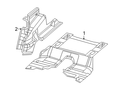 2023 Jeep Wrangler Interior Trim - Quarter Panels Diagram 2